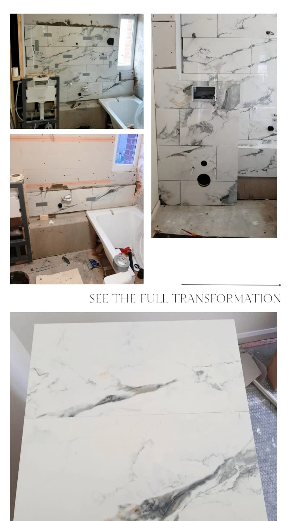 Bathroom project for Airbnb Modern bathroom upgrade Cambridgeshire
